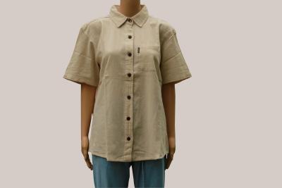 Hemp and Cotton Blouse with Coco Buttons