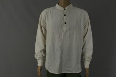 Camisa cuello Mao de Bambú, Cáñamo y Algodón