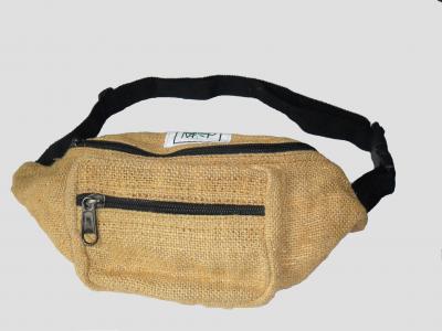 Yellow Hemp Belt Bag